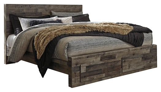 Derekson Panel Bed With 2 Storage Drawers