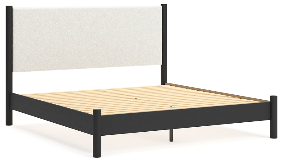 Cadmori Upholstered Panel Bed