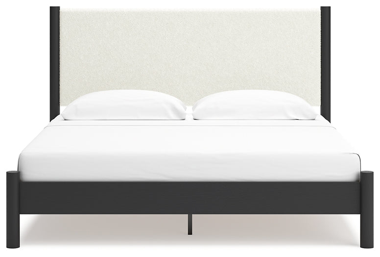 Cadmori Upholstered Panel Bed