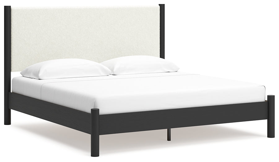 Cadmori Upholstered Panel Bed