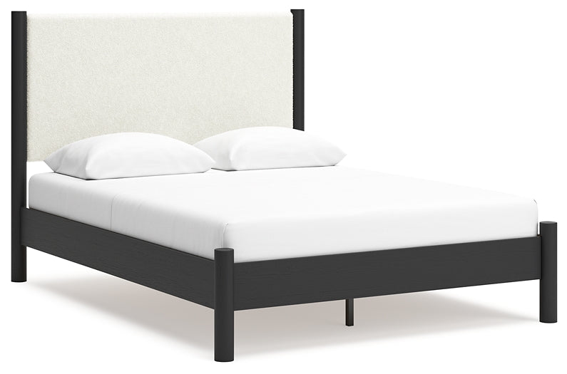 Cadmori Upholstered Panel Bed