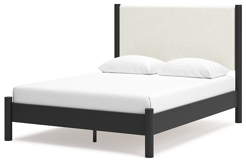 Cadmori Upholstered Panel Bed