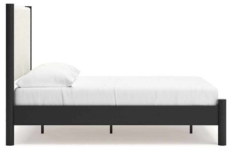 Cadmori Upholstered Panel Bed