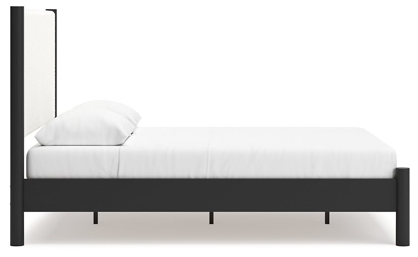 Cadmori Upholstered Panel Bed