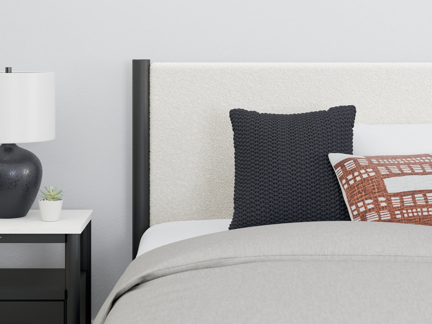 Cadmori Upholstered Panel Bed