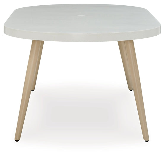Seton Creek Outdoor Dining Table and 4 Chairs