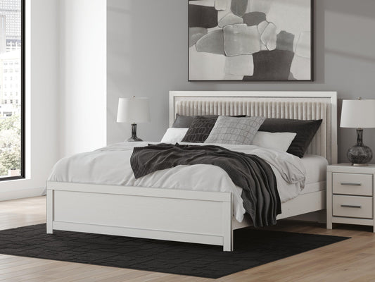 Zuraleus King Upholstered Panel Bed