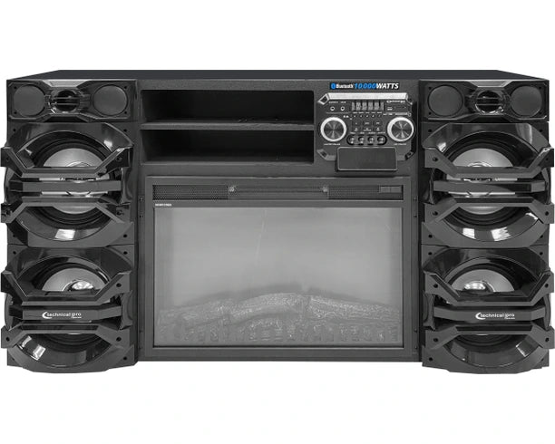 Technical Pro xFIre TV Stand with Fireplace insert