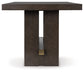 Burkhaus Counter Height Dining Table and 6 Barstools