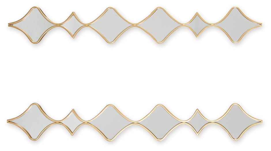 Harriswood Accent Mirror Set (2/CN)