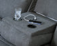 Side-Swipe REC Sofa w/Drop Down Table