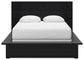 Londer Queen Panel Bed with Mirrored Dresser