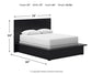 Londer Queen Panel Bed with Mirrored Dresser