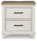 Shaybrock Queen Panel Bed with Mirrored Dresser and Nightstand