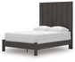 Fraluna Queen Panel Bed with Mirrored Dresser