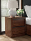 Dilenno California King Canopy Bed with Mirrored Dresser and Nightstand