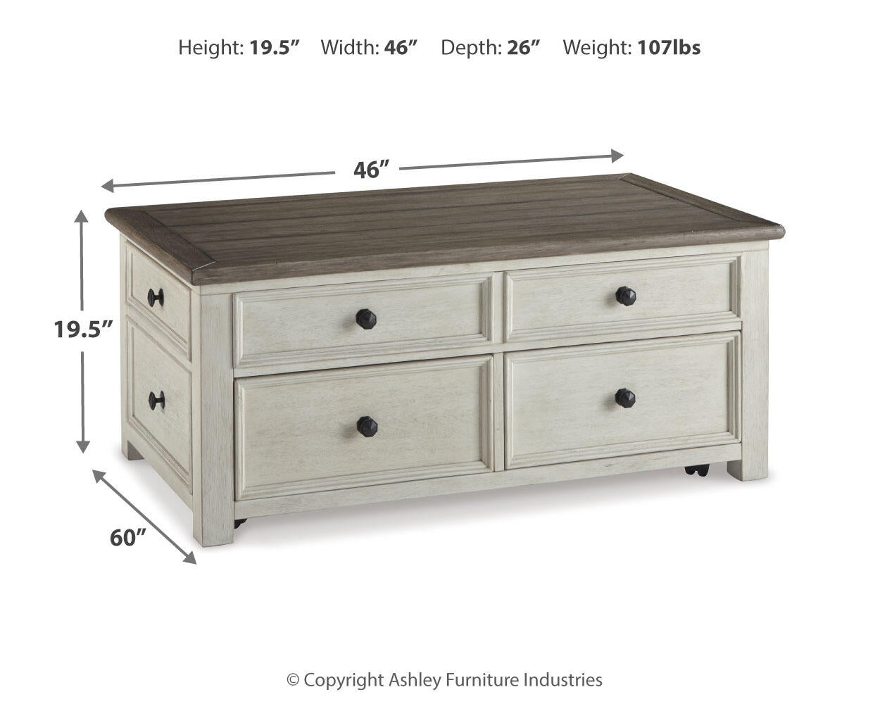 Bolanburg Lift Top Cocktail Table