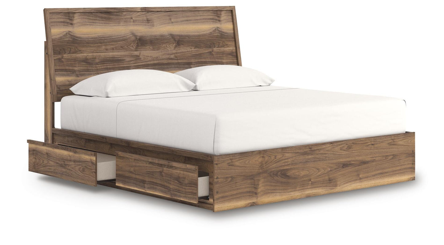 Chirason King Panel Bed with Storage