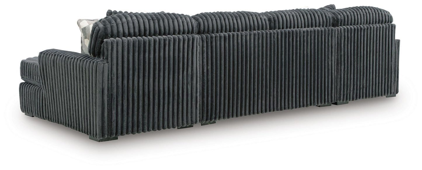 Midnight-Madness 3-Piece Double Chaise Sectional