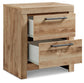 Hyanna Twin Panel Bed with 2 Side Storage, Dresser, Mirror, Chest and Nightstand