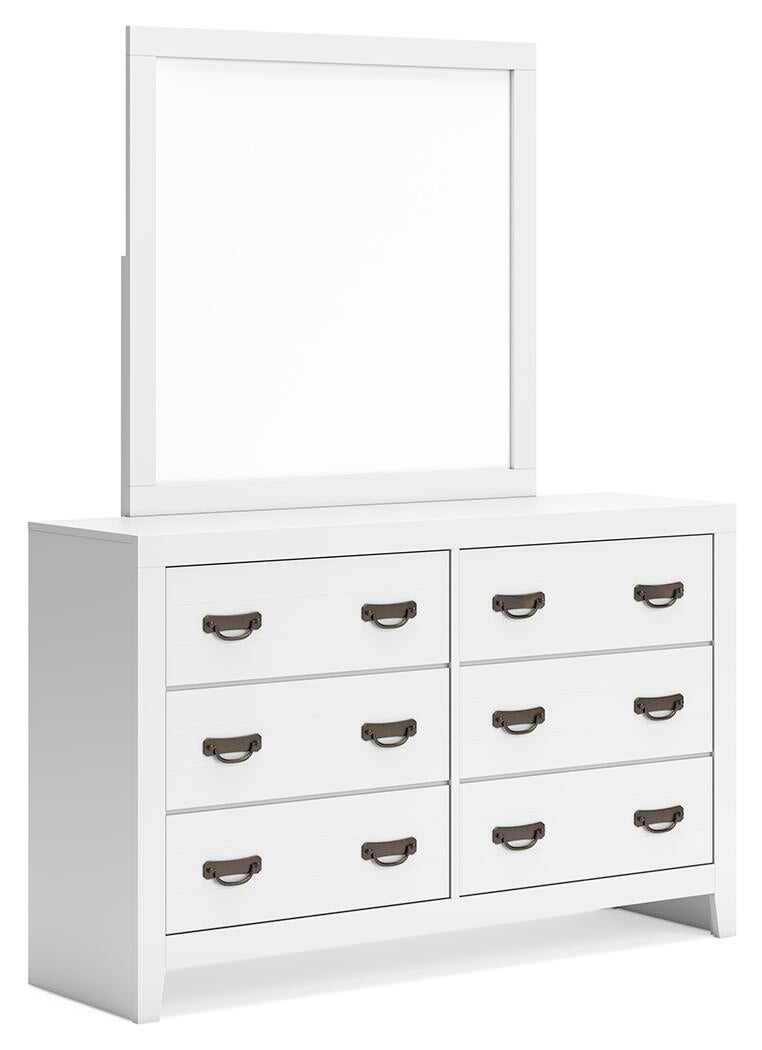 Binterglen Queen Panel Bed, Dresser, Mirror, Chest and Nightstand