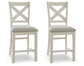 Robbinsdale Counter Height Dining Table and 10 Barstools