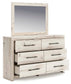 Lawroy Queen Panel Headboard, Dresser, Mirror, Chest and Nightstand