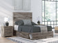 Graystorm Full Panel Bed with Storage, Dresser, Mirror, Chest and Nightstand