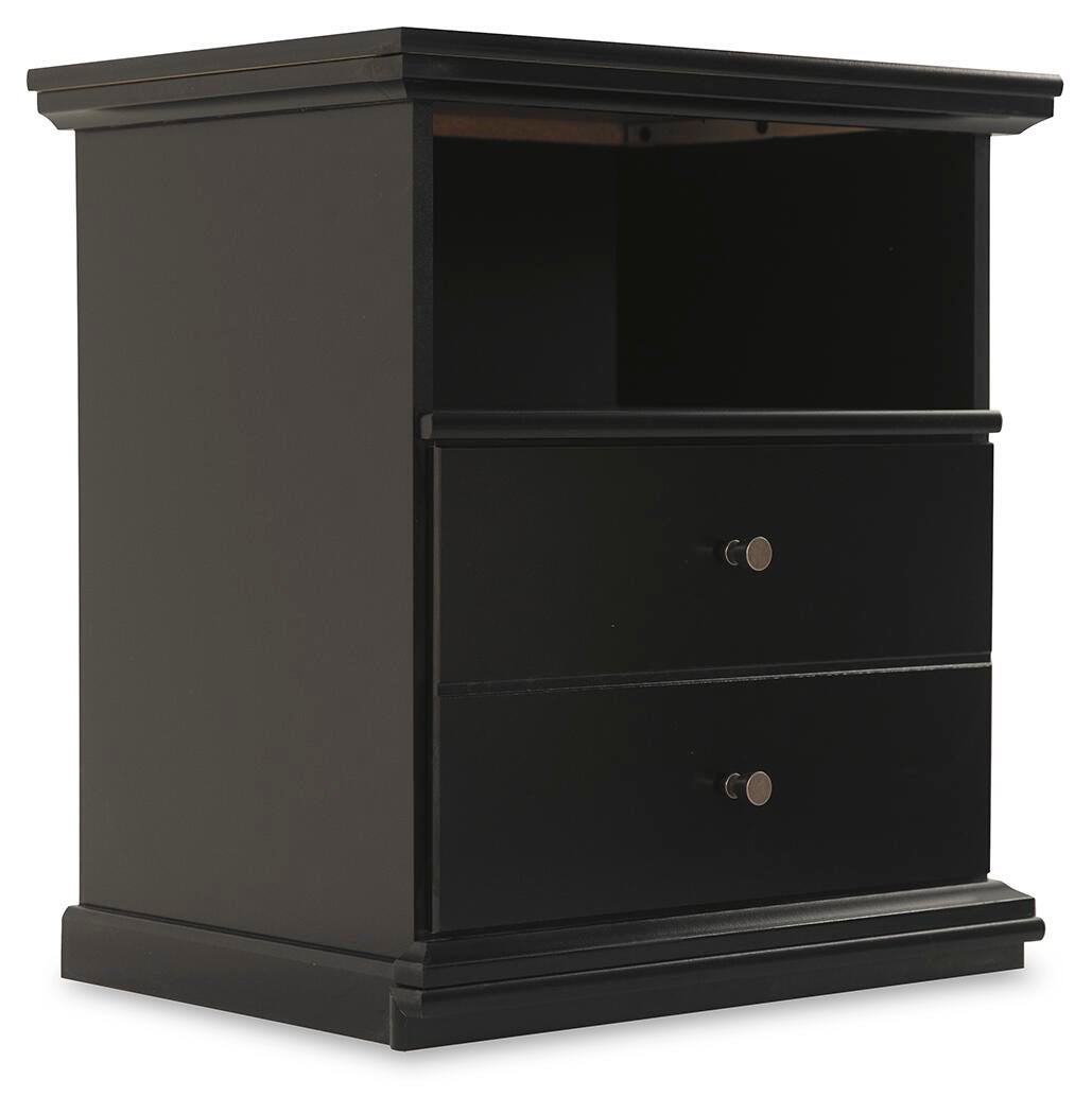 Maribel Queen Panel Bed, Dresser, Mirror and Nightstand