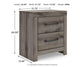 Graystorm King Panel Bed, Dresser, Mirror and Nightstand