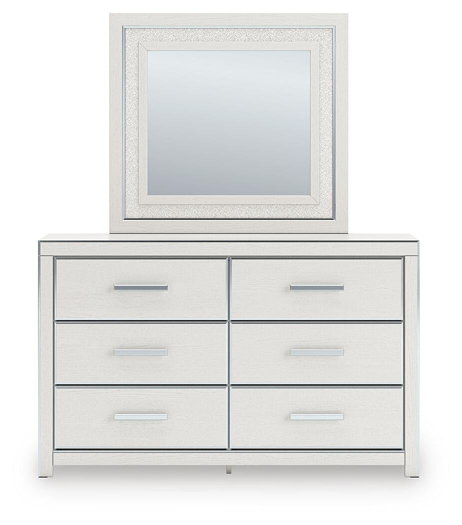 Zuraleus King Upholstered Bed, Dresser and Mirror