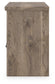 Rusticott King Panel Bed with Mirrored Dresser and Nightstand