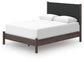 Pamytta Queen Upholstered Panel Bed, Dresser, Mirror, Chest and Nightstand