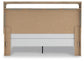 Kinlanni King Upholstered Panel Bed, Dresser, Mirror and Nightstand