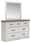 Savonport King Panel Bed. Dresser, Mirror and Nightstand