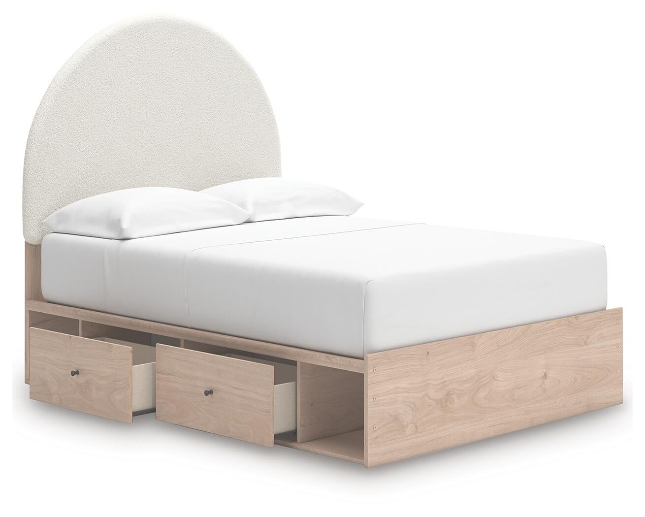 Arloster Full Upholstered Panel Bed with Storage