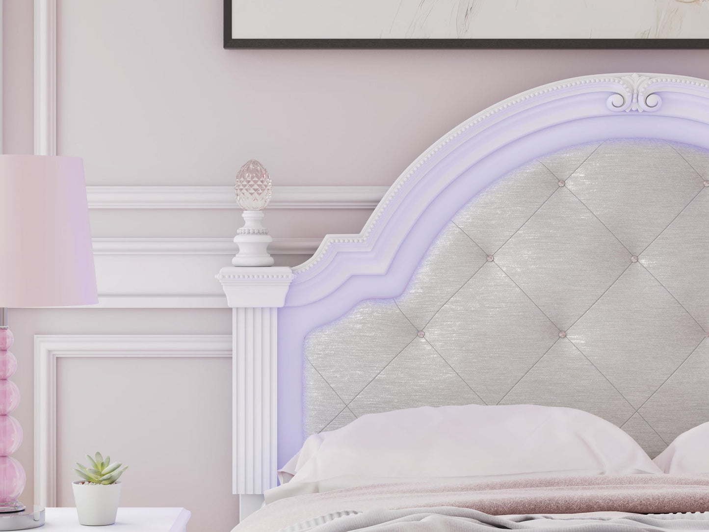 Kozlani Full Upholstered Panel Bed