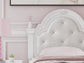 Kozlani Twin Upholstered Panel Bed