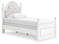 Kozlani Twin Upholstered Panel Bed