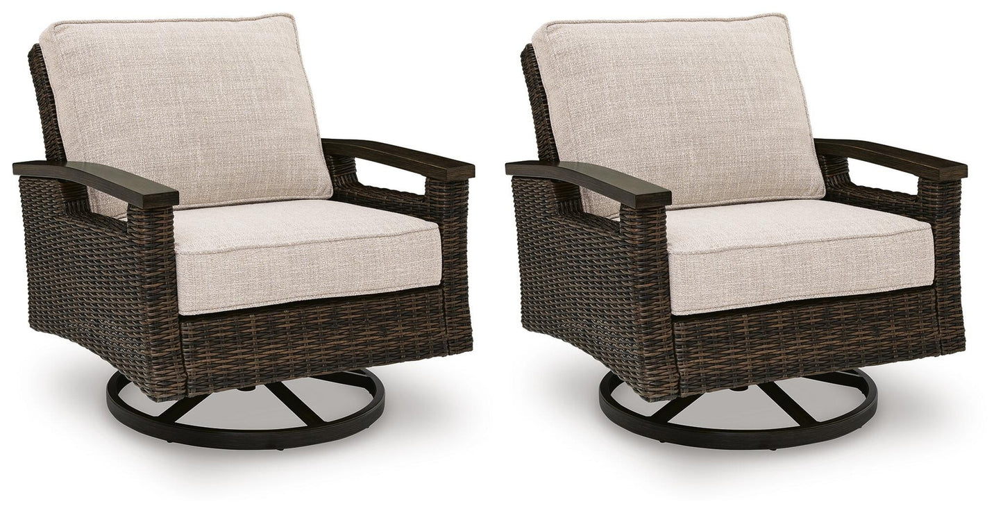 Monterey Point Swivel Lounge Chair (2/CN)