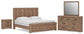 Garistyn King Panel Bed. Dresser, Mirror and Nightstand