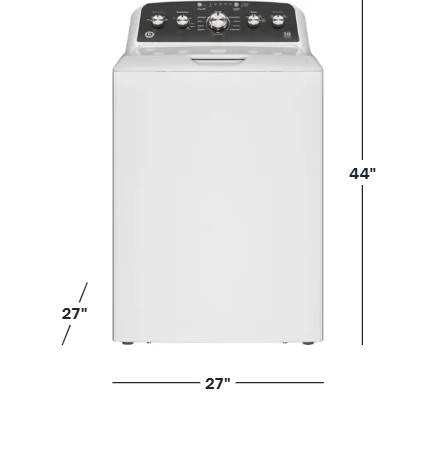 GE - High-Efficiency Top Load Washer