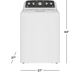 GE - High-Efficiency Top Load Washer