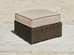 Coastline Bay Ottoman with Cushion