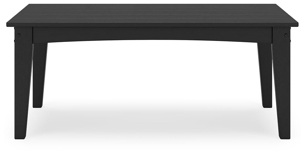 Hyland wave Rectangular Cocktail Table
