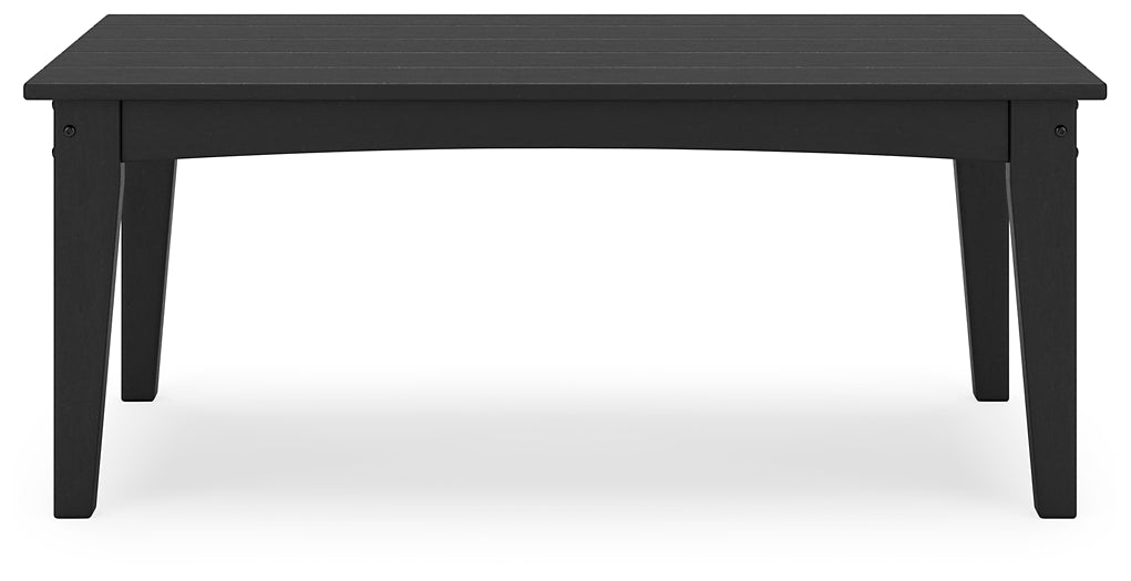 Hyland wave Rectangular Cocktail Table